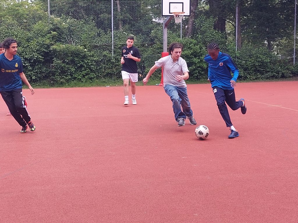 Fußballturnier in der Dachauer Straße