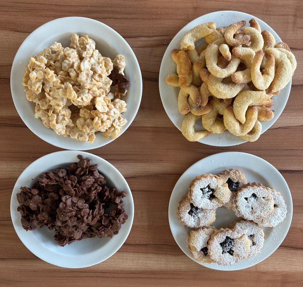 Plätzchen backen mit der Klasse 6G